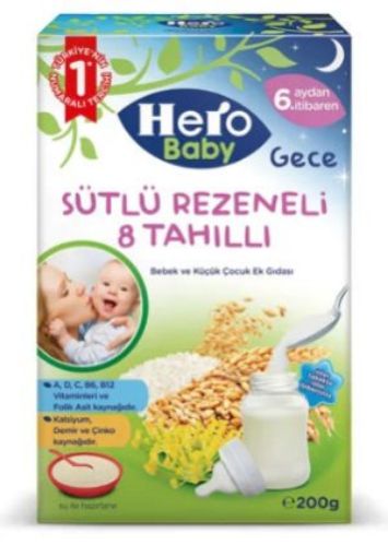 H.BABY SÜTLÜ 8 TAH.REZENELİ 200 GR. ürün görseli