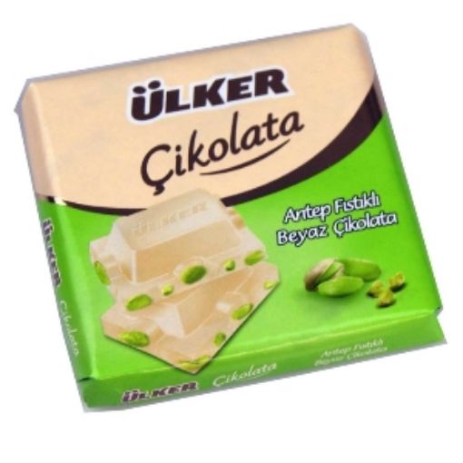 ÜLKER KARE 65 GR ANTEP FISTIKLI BEYAZ. ürün görseli