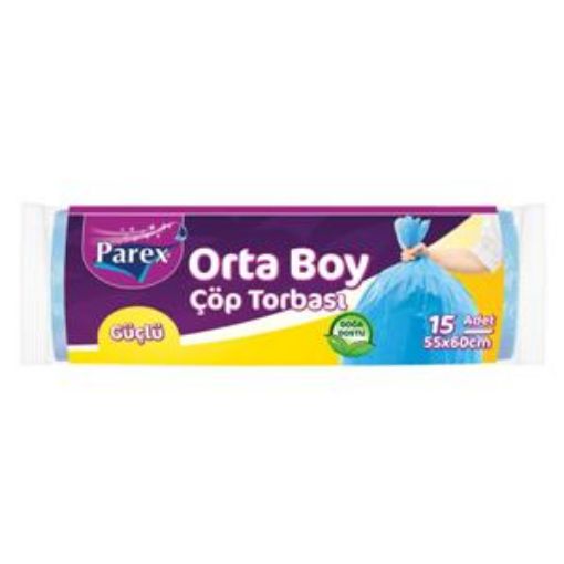 PAREX EKONOMİK ÇÖP POŞ.ORTA  15'Lİ. ürün görseli