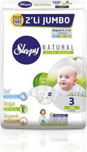 SLEEPY JUMBO NAT. İKİLİ MİDİ NO:3 56'LI. ürün görseli