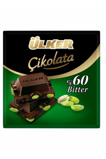ÜLKER KARE %60 BİTTER 65 GR ANTEP FISTIKLI. ürün görseli