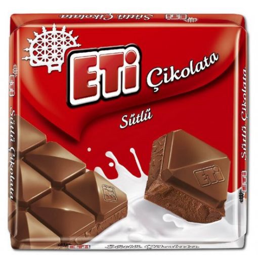 ETİ SÜTLÜ KARE ÇİKOLATA 60 GR. ürün görseli