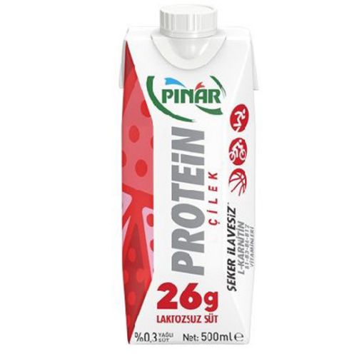 PINAR SÜT PROTEİN ÇİLEK 500 ML. ürün görseli