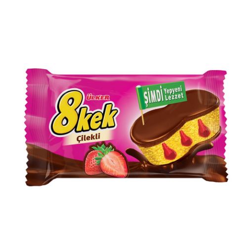 ÜLKER 8 KEK 55 GR ÇİK.ÇİLEKLİ. ürün görseli
