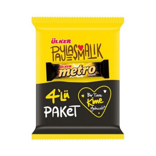 ÜLKER METRO 4'LÜ 144 GR. ürün görseli