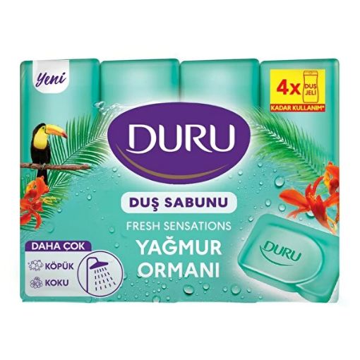 DURU FRESH DUŞ 4X150 GR YAĞMUR ORMANI. ürün görseli