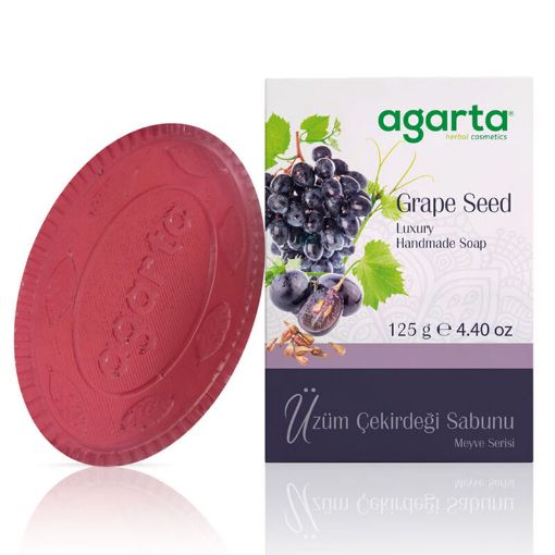 AGARTA ÜZÜM ÇEKİRDEĞİ CİLT SABUNU 125 GR. ürün görseli