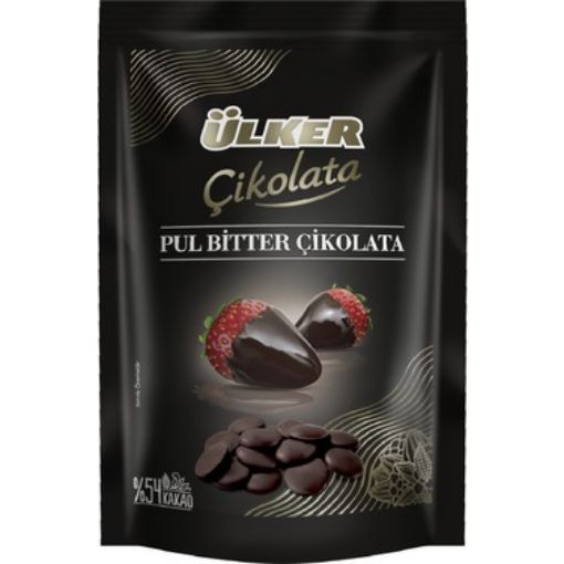 ÜLKER PUL ÇİKOLATA  % 54 BITTER  100 GR. ürün görseli
