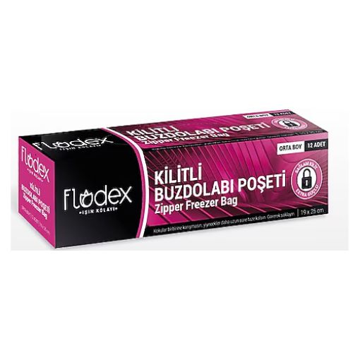 FLODEX BUZD. POŞETİ KİLİTLİ ORTA 8'Lİ. ürün görseli