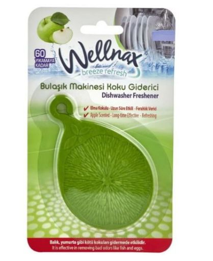 WELLNAX BULAŞIK MAKİNESİ KOKU GİDERİCİ ELMA. ürün görseli