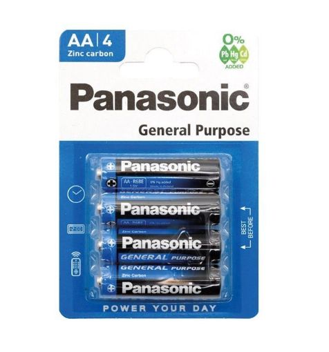 PANASONIC MANGANEZ KALEM PİL 1,5VOLT 4 LÜ. ürün görseli