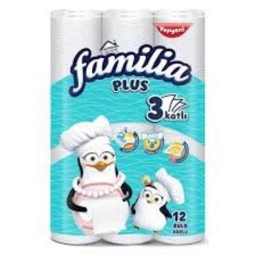 FAMİLİA HAVLU 12'Lİ 3 KATLI. ürün görseli