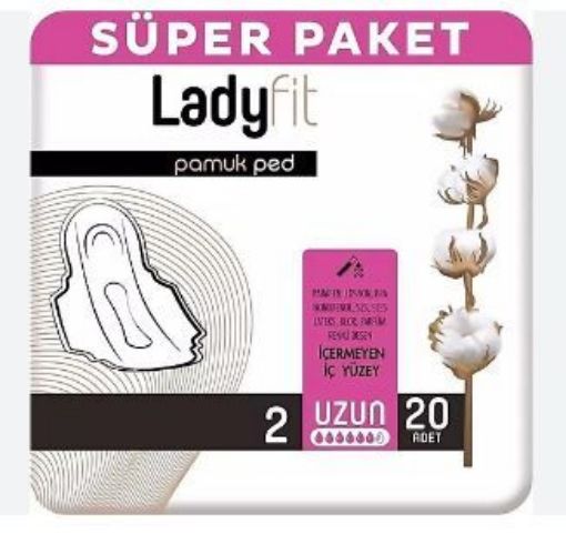 LADY FİT PAMUK SÜPER UZUN+GÜNLÜK 20+32 Lİ. ürün görseli