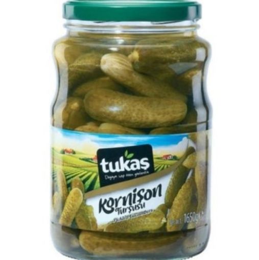 TUKAŞ KORNİŞON TURŞU 1650 GR CAM 3 NO. ürün görseli