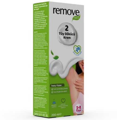 REMOVE TÜY DÖK.KREM 100 ML*2 İNATÇI TÜYLER. ürün görseli